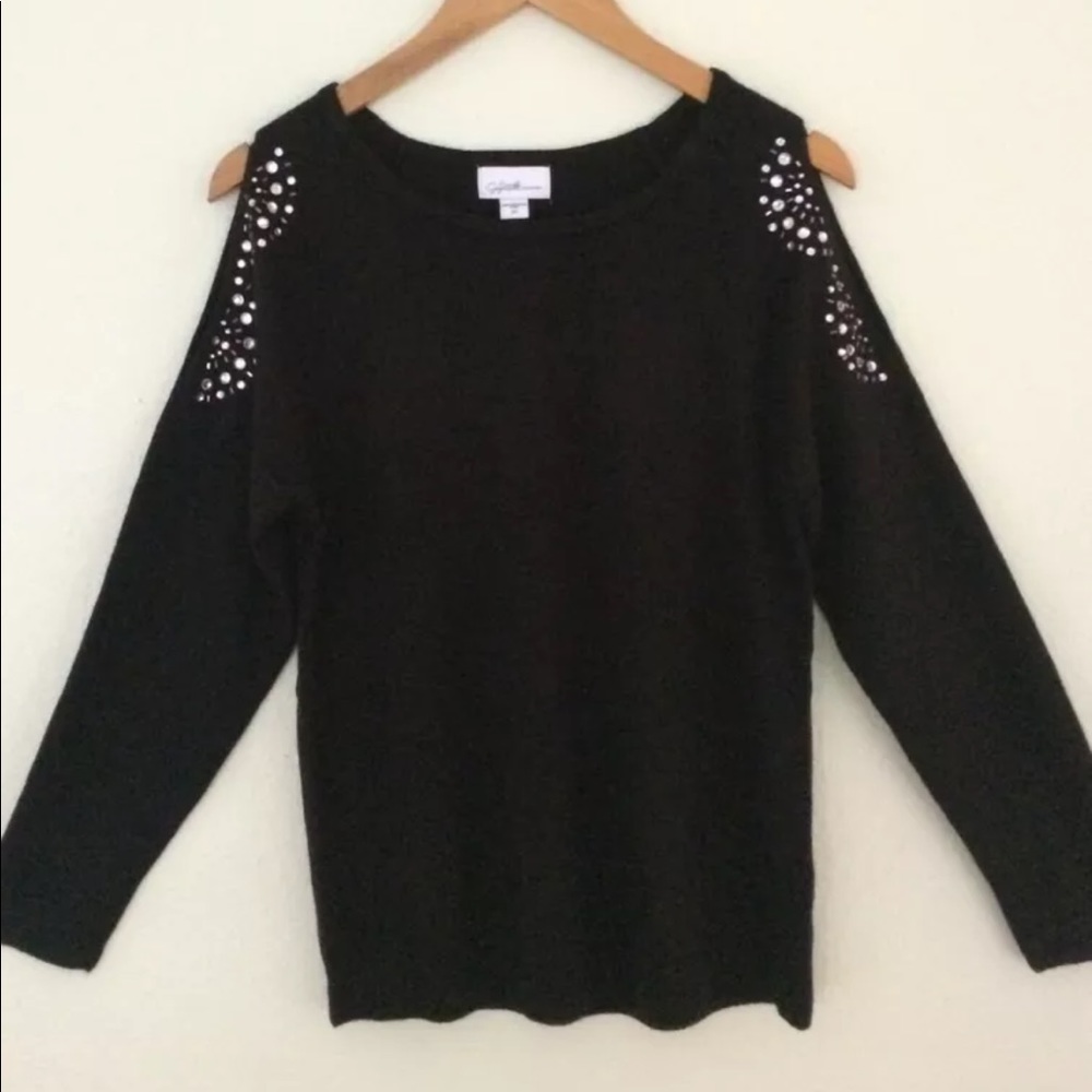 Small Jacklyn Smith jeweled sweater